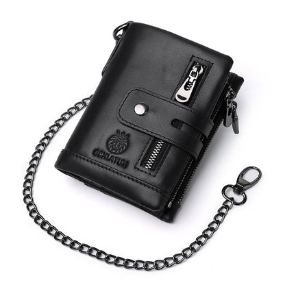 Full-Grain Leather RFID Wallet – Durable, Timeless & Secure