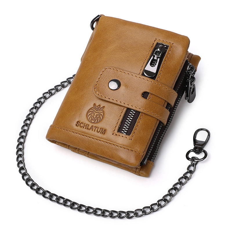 Full-Grain Leather RFID Wallet – Durable, Timeless & Secure