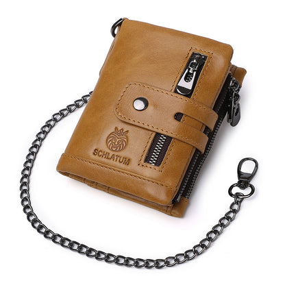 Full-Grain Leather RFID Wallet – Durable, Timeless & Secure