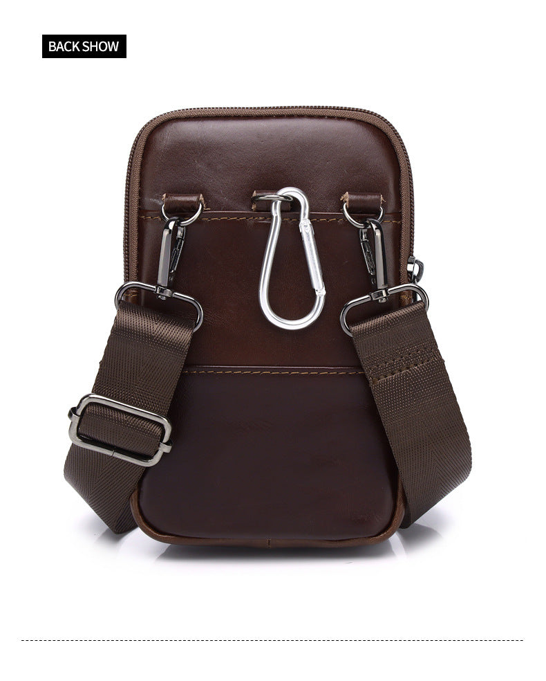 [LIMITED RELEASE]Premium Full-Grain Leather Crossbody Phone Bag – Built to Last 10 Years