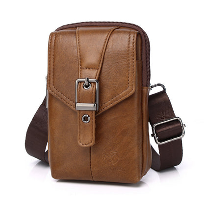 [LIMITED RELEASE]Premium Full-Grain Leather Crossbody Phone Bag – Built to Last 10 Years