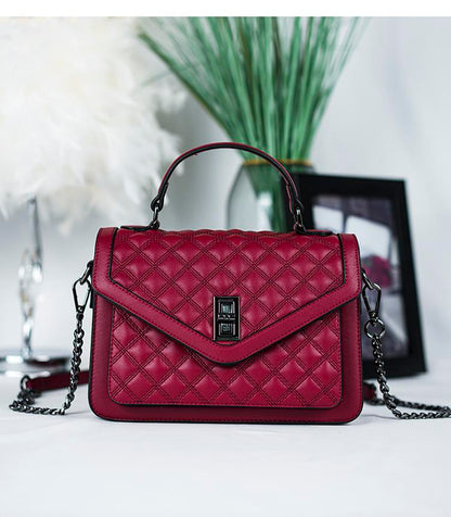 Quilted Single Shoulder Crossbody Bag - TOREVE