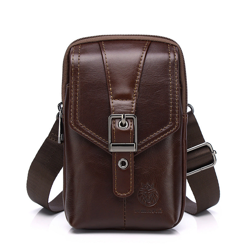 [LIMITED RELEASE]Premium Full-Grain Leather Crossbody Phone Bag – Built to Last 10 Years