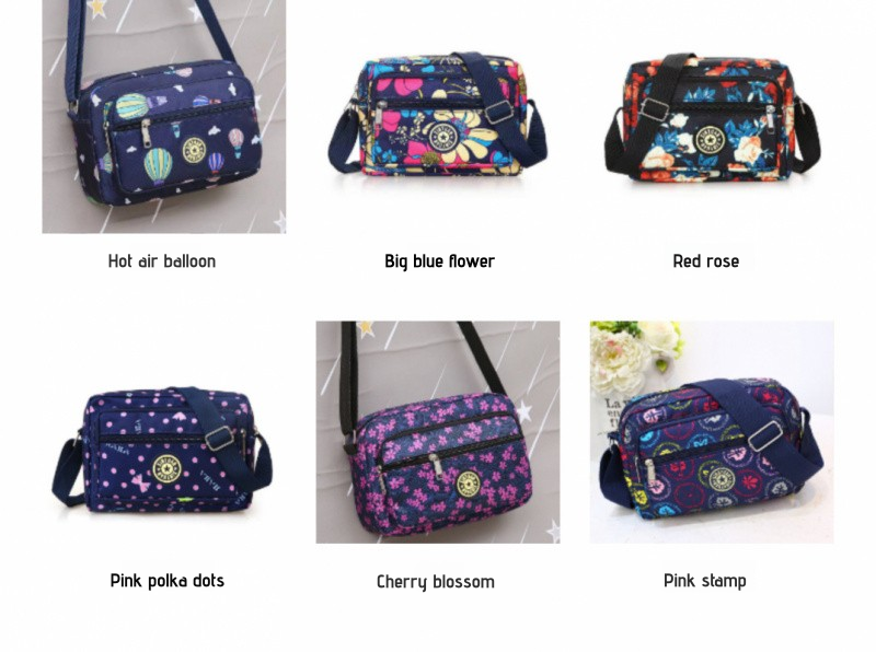 Flower Cloth Shoulder Messenger Bag