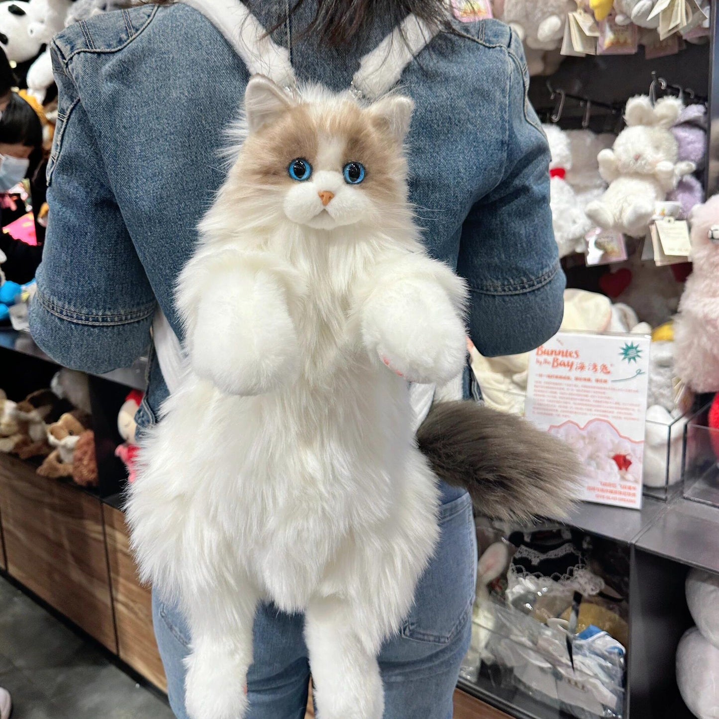 Realistic Ragdoll Cat Backpack