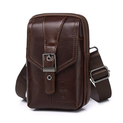 [LIMITED RELEASE]Premium Full-Grain Leather Crossbody Phone Bag – Built to Last 10 Years