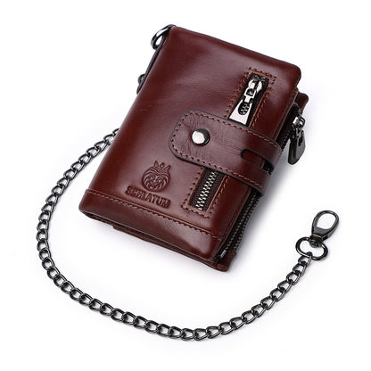 Full-Grain Leather RFID Wallet – Durable, Timeless & Secure