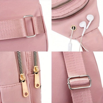 Women's Fashion Casual Solid Color Crossbody Bag