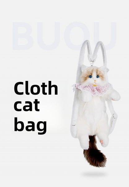 Realistic Ragdoll Cat Backpack