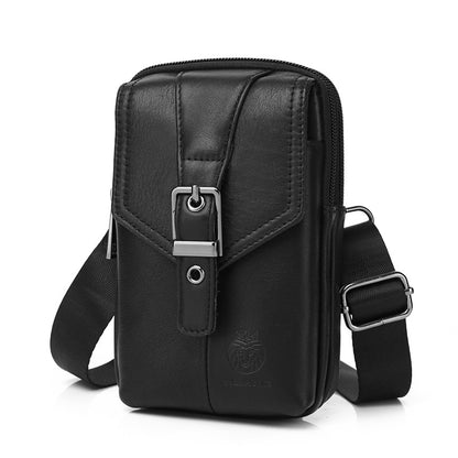 [LIMITED RELEASE]Premium Full-Grain Leather Crossbody Phone Bag – Built to Last 10 Years